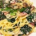 ゆうみにょ's cooksnap of when they made シチューの素で、簡単クリームスパゲッティ.