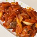 逢鳥✩'s cooksnap of when they made カリカリたらのケチャップ甘酢あんかけ.