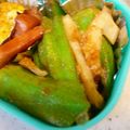 薬味PAD's cooksnap of when they made お弁当に ★ ちくわとオクラの照焼き.