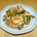 piro55's cooksnap of when they made ゴーヤとくずし豆腐★ピリ辛★ごま味噌炒め.