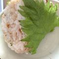♡HICKEY♡'s cooksnap of when they made 青菜ふりかけのマヨおむすび.