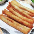 ともこキッチン's cooksnap of when they made もっちり蓮根とエビのスティック春巻き.