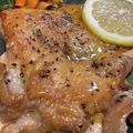 ちゃかぴまま's cooksnap of when they made 皮パリ！チキンステーキレモンバターソース.