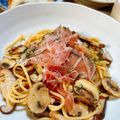 シルバニア's cooksnap of when they made 盛り盛りブラウンマッシュルームのパスタ.