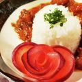 ダッフィーニーうに's cooksnap of when they made 赤カブでバラを浅漬けで.