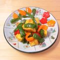 Newチヨコっと♪'s cooksnap of when they made ピーマンとはんぺんのコロコロカレー炒め.