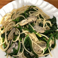 おはなすき's cooksnap of when they made ほうれん草と牡蠣の和風パスタ.