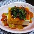 新妻あや's cooksnap of when they made 大葉とトマトのピリ辛冷奴.