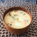 たてえり。's cooksnap of when they made 我が家の酒粕汁.