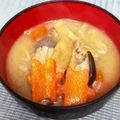 さんちゃん（╹◡╹）'s cooksnap of when they made きのこたっぷりの具だくさん豚汁.