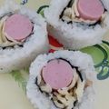 xyzクック's cooksnap of when they made ✿簡単巻き寿司✿ウィンナーのマキマキ.