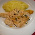 ブランディ's cooksnap of when they made ジューシー☆鶏胸肉のオレンジソース焼き.