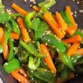 ロビー５４１７'s cooksnap of when they made 冷凍向き♪ ピーマンと人参のきんぴら.