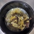 クック5SUV5S☆'s cooksnap of when they made 韓国美肌スープ＠牛テールのコムタンクッパ.