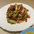 umizarusuki's cooksnap of when they made ✿イベリコ豚炒めわさび醤油ソース✿.