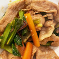 cookpad1年生's cooksnap of when they made 超簡単　子供が喜ぶ豚薄切り肉と小松菜炒め.