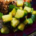 はなのかくめいじ's cooksnap of when they made ｺﾛｺﾛきゅうりの韓国風.