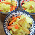 popee8's cooksnap of when they made レンジで！キャベツとさつま揚げのマヨ蒸し.