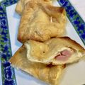yu🐓's cooksnap of when they made ハム&チーズ入り　薄揚げ焼き巾着.