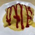 愛とココ's cooksnap of when they made オムライスのやぶれにくい卵焼き.