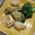 ばたみそーぱん☆'s cooksnap of when they made 鶏むね肉の青海苔とチーズのパン粉焼き♩.