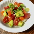 ☆さぶ☆☆'s cooksnap of when they made ＊マグロとサーモンとアボカドのポキ＊.