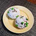 もふもふクロさん's cooksnap of when they made 枝豆とゆかりの塩昆布おにぎり.