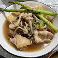 まるみむーん's cooksnap of when they made 簡単★鶏肉と白滝のすき焼き風煮物.