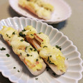 ともみん❤'s cooksnap of when they made リメイク★ちくわとポテトサラダのピザ風.