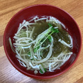 おはなすき's cooksnap of when they made 〖えのき茸と貝割れ菜の澄まし汁〗.