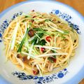 クックJOEさん's cooksnap of when they made 超簡単！水菜としめじのペペロンチーノ.
