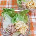 ﾁｲﾁｬﾝﾏﾏ's cooksnap of when they made ツナ卵マヨ☆レタスサラダ.