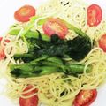 spring2018's cooksnap of when they made 菜の花とトマトのパスタ.