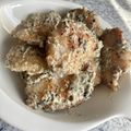 yu🐓's cooksnap of when they made 黒すりごま入り♪黒チリマヨ鶏ムネ唐揚げ♪.