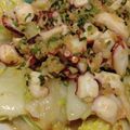 KazSONIC's cooksnap of when they made 焼き白菜とタコのガーリックオイル。.