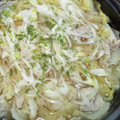 クック6DDPP8☆'s cooksnap of when they made ほんだしで簡単白菜と豚肉のミルフィーユ鍋.