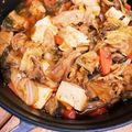 くーー〜's cooksnap of when they made 体ホカホカ！味噌キムチ鍋♪.