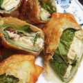 にいにまま's cooksnap of when they made 大葉チーズ入り♪ツナマヨ春巻き.