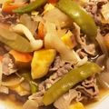 ぷりんちょこ♪'s cooksnap of when they made さつまいもで肉じゃが.