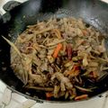 ポンチタン's cooksnap of when they made ＊ゴボウと牛肉の甘辛炒め＊.
