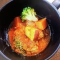 sayacarta's cooksnap of when they made フライパンで簡単♪ミートボールトマト煮.