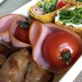 mantacarp's cooksnap of when they made お弁当☆プチトマトハム：レオン亭.