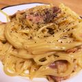 ゆなむむむ's cooksnap of when they made お家で濃厚本格カルボナーラ.
