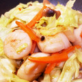みやもっち☆'s cooksnap of when they made ホタテと野菜のオイスターソース炒め.