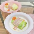 ☆環音☆'s cooksnap of when they made おうちで簡単＊ロール白菜クリーム仕立て＊.