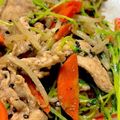 s06007's cooksnap of when they made 豆苗と豚肉でプルコギ風.