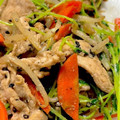 s06007's cooksnap of when they made 豆苗と豚肉でプルコギ風.