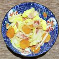たかはらあゆむ's cooksnap of when they made 白菜とベーコン、たまごの炒め物.