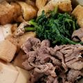 ぐうたら星人☆なおじ's cooksnap of when they made 春菊大量消費！牛肉と春菊のすき焼き風煮.