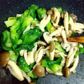 マキマキ913's cooksnap of when they made 簡単！菜の花としめじのガーリック炒め.